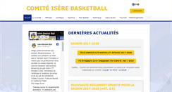 Desktop Screenshot of basket-isere.fr